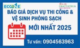 Eco One Việt Nam báo giá dịch vụ thi công và vệ sinh phòng sạch tốt nhất 2025